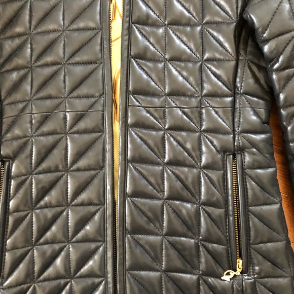 Baby Phat Quilted Leather Long Coat - Picture 10 of 10